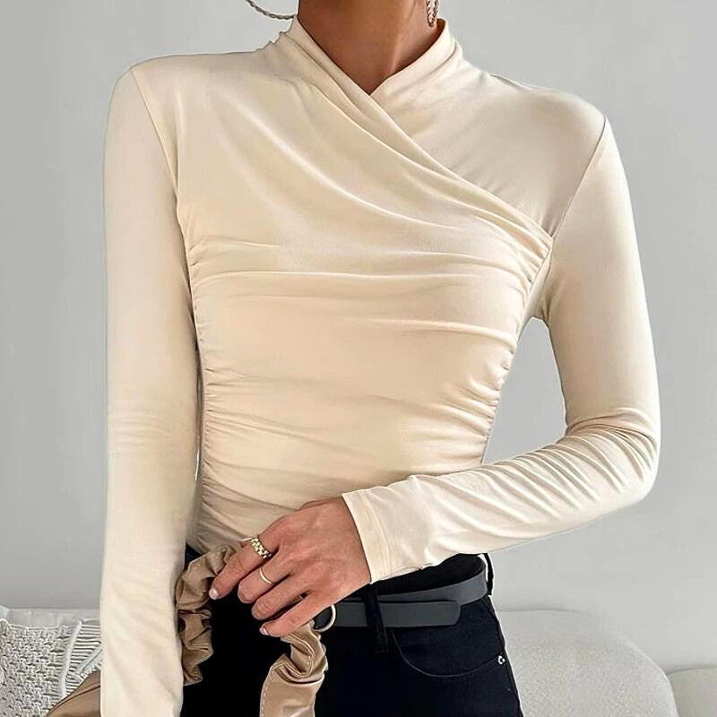 Jane - Blusa clásica de espalda cruzada