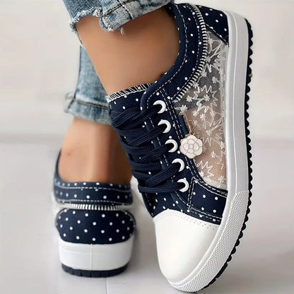 Mielle™ - Zapatillas de encaje punteado