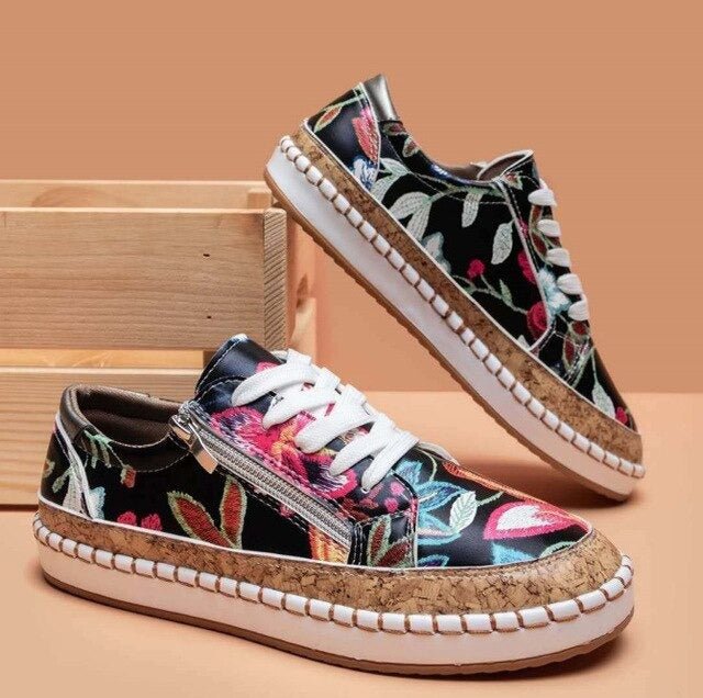 Zapatos deportivos con cremallera ortopédica Oluchi