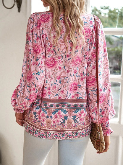 Helena™ - Blusa con Estampado de Flores para Verano