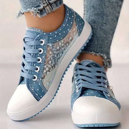 Mielle™ - Zapatillas de encaje punteado