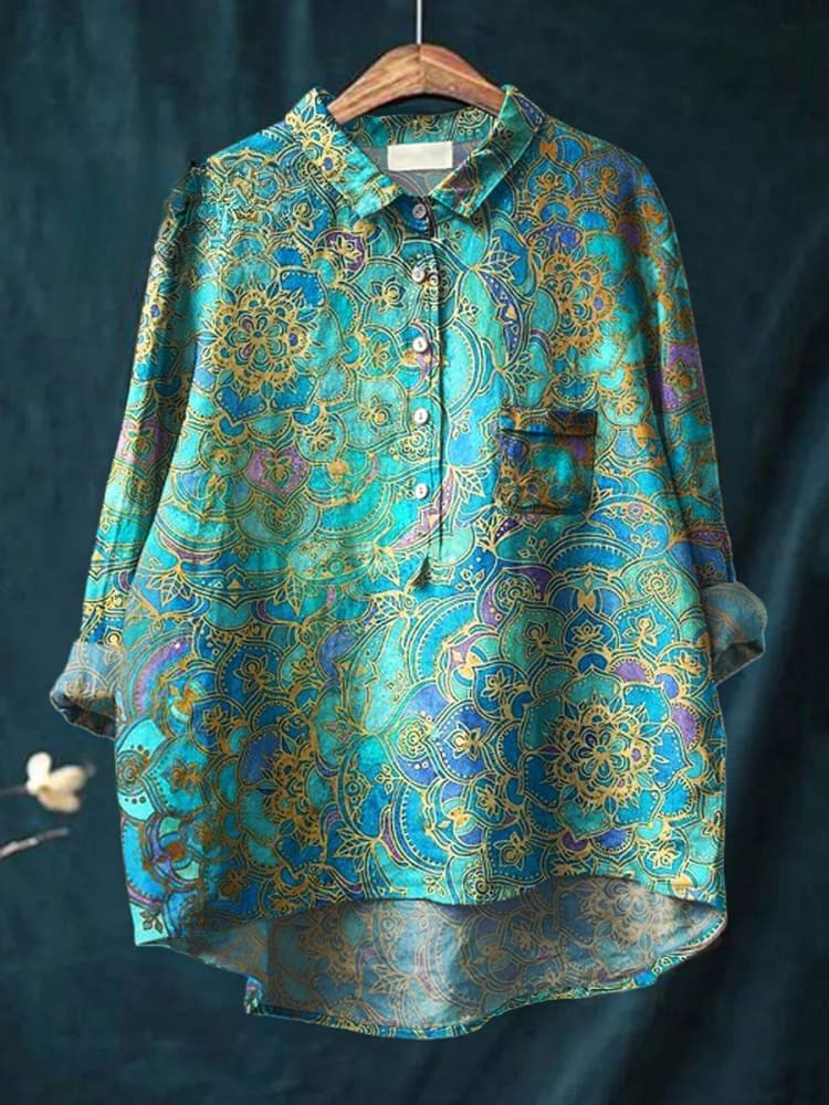 Amelia | Camiseta con Estampado de Mandala