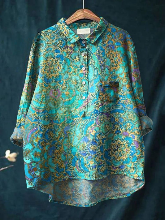 Amelia | Camiseta con Estampado de Mandala