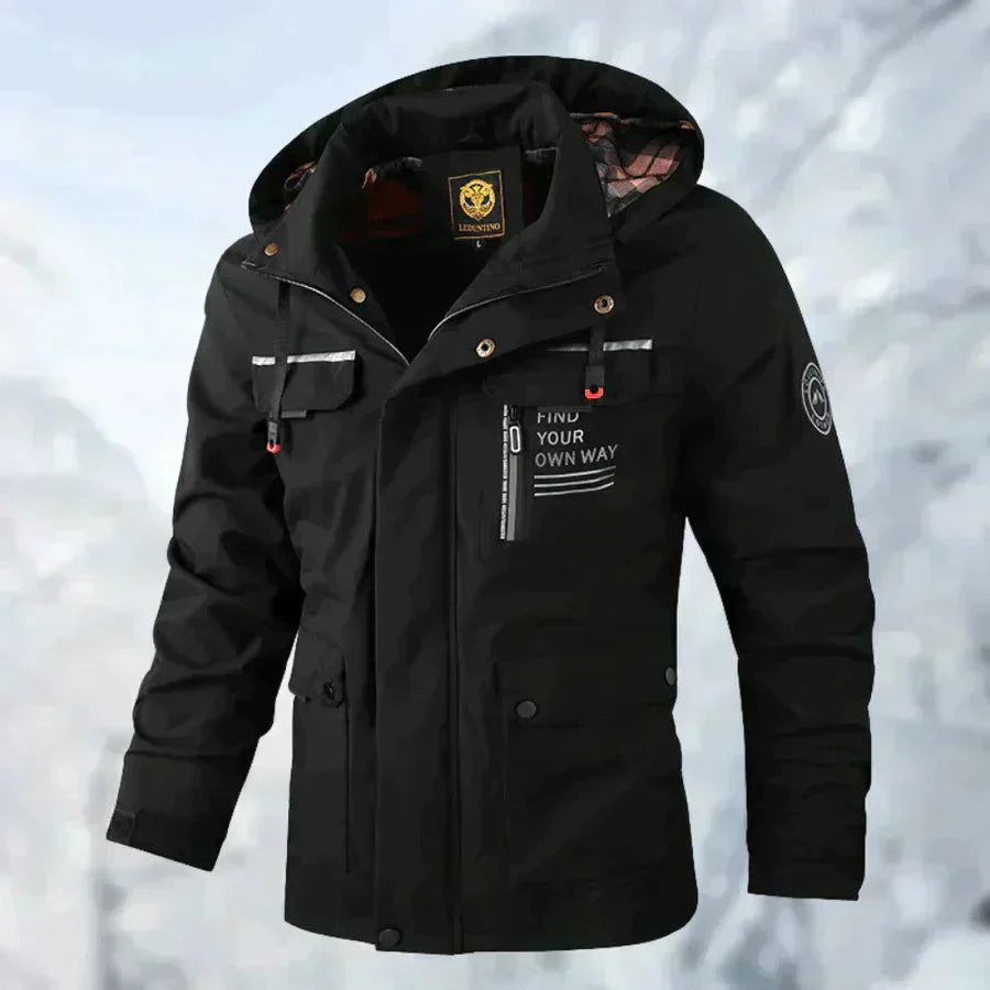 Miller - Chaqueta deportiva impermeable y resistente al viento y al agua