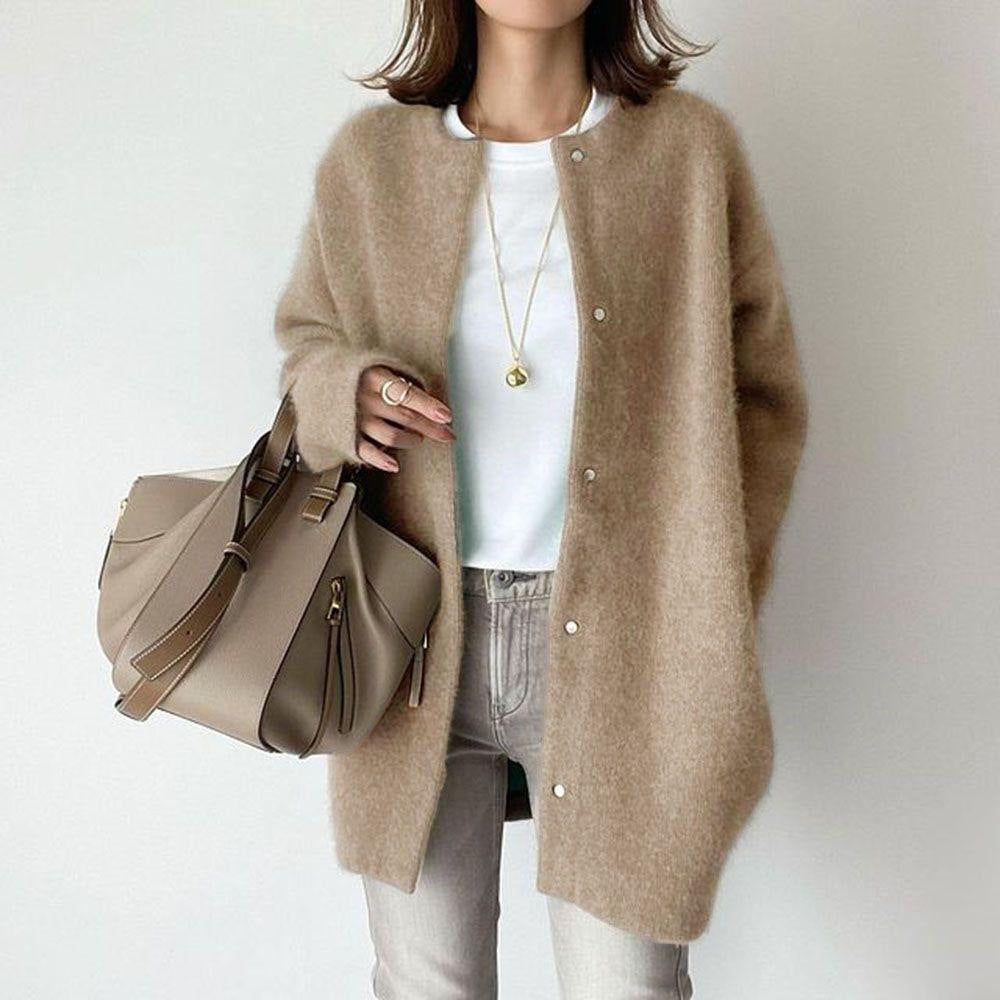Zoey - Chaqueta de Lana Chic y Cómoda para Mujeres