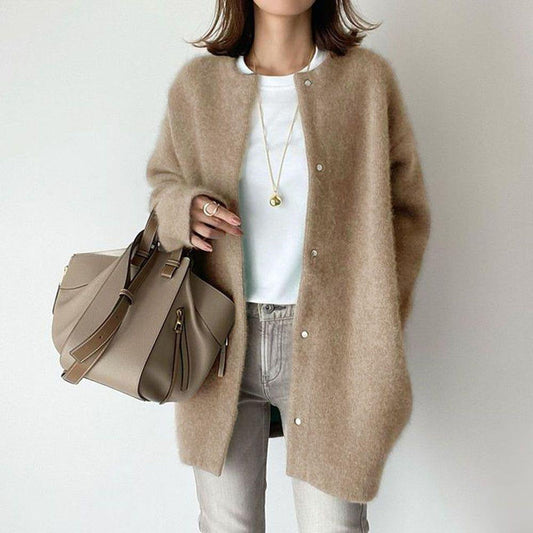 Zoey - Chaqueta de Lana Chic y Cómoda para Mujeres
