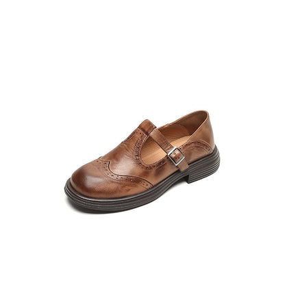 Mary Janes de Cuero Risla
