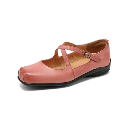 Mary Janes de cuero Edith