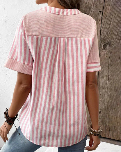 Sandra™ - Camiseta clásica de rayas