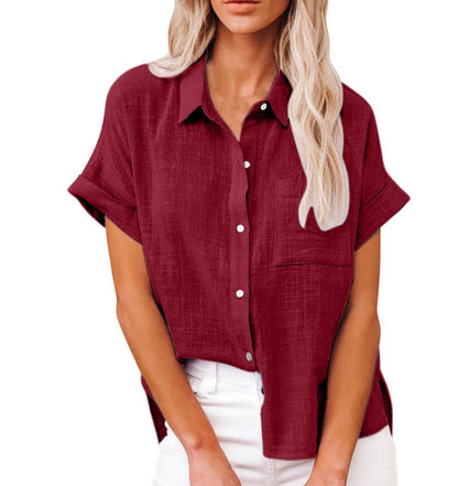 Adelene™ - Blusa clásica de botones y atemporal