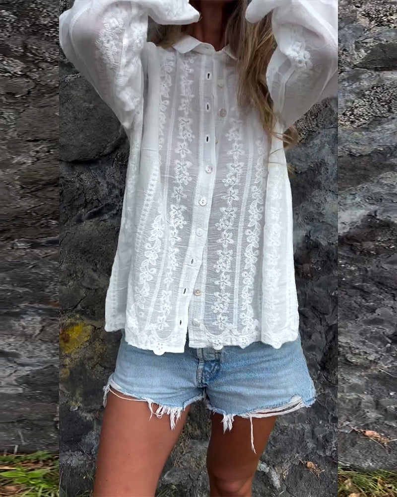 Kathlyn™ - Camisa polo con botones