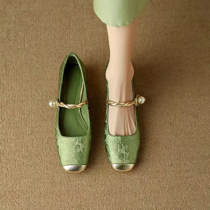 Zapatos Mary Janes de Cuero Mestelle