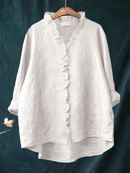 Blusa con borde de volantes Tifannie™