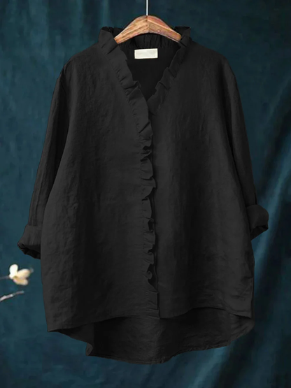 Blusa con borde de volantes Tifannie™