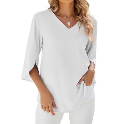 Blusa de cuello en V CARA