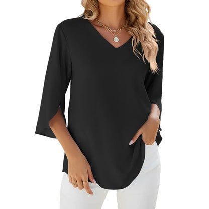 Blusa de cuello en V CARA