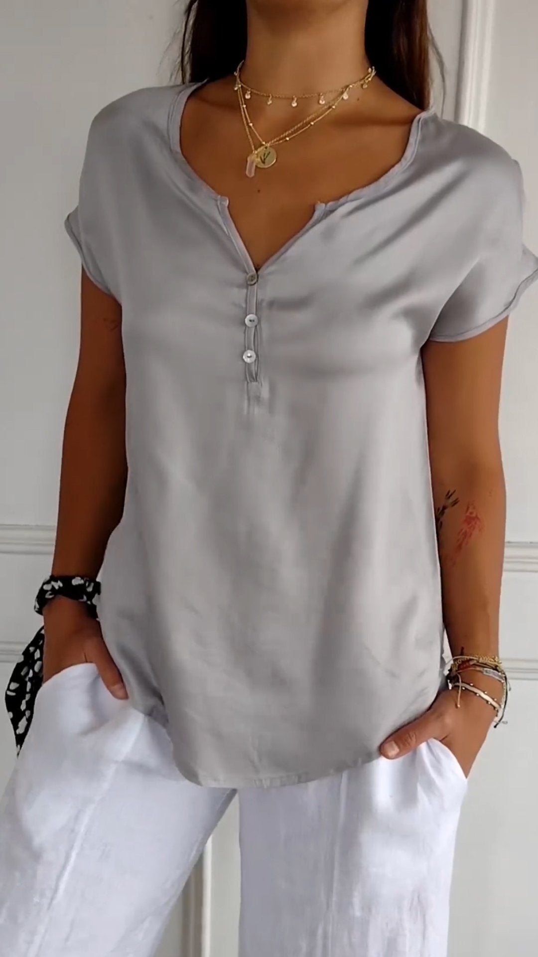 Sylvette - Top minimalista elegante