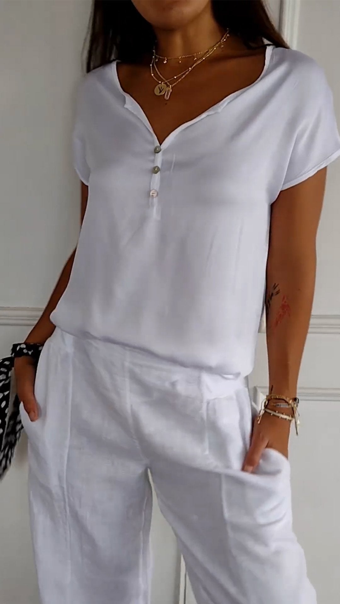 Sylvette - Top minimalista elegante