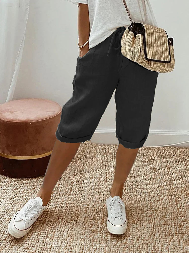 EMMA™ - Pantalones de mujer de algodón y lino