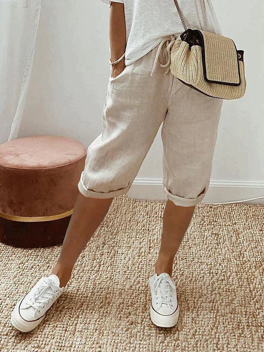 EMMA™ - Pantalones de mujer de algodón y lino