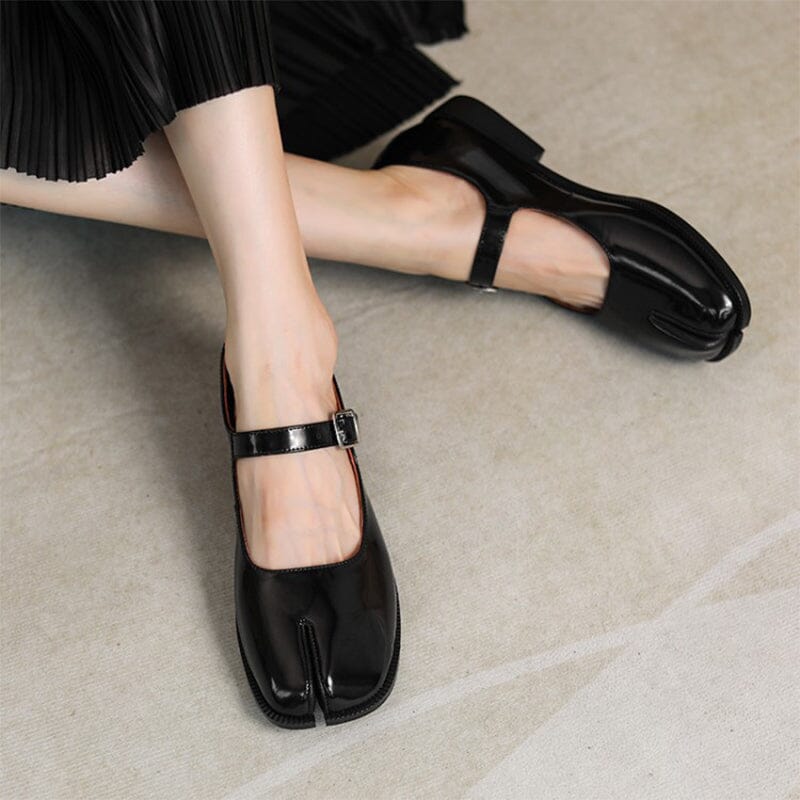 Mary Janes de Cuero Martha
