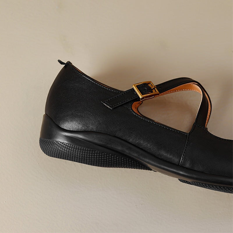 Mary Janes de cuero Edith