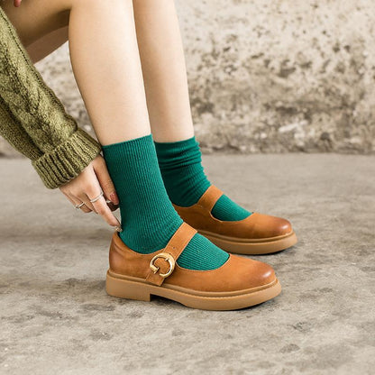 Zapatillas Modernas Mary Janes Razel