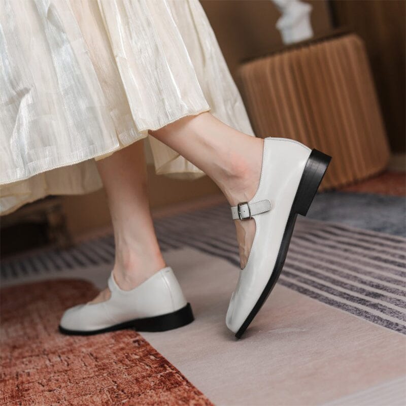 Mary Janes de Cuero Martha