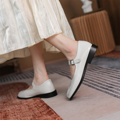 Mary Janes de Cuero Martha