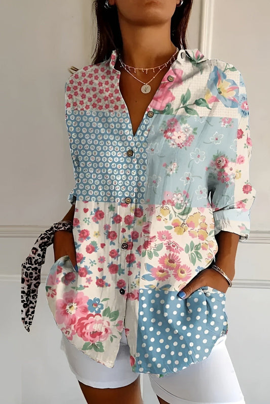 Blusa floral Garden Patch