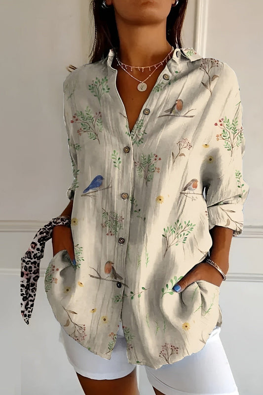 Canción del prado – Blusa floral