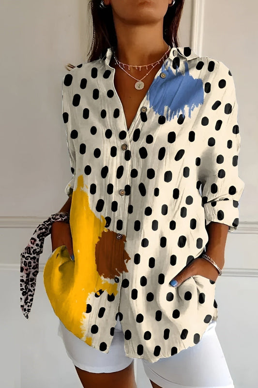 Camisa floral Mod Dot Bloom