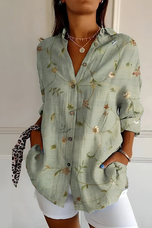 Blusa floral Sage Meadow
